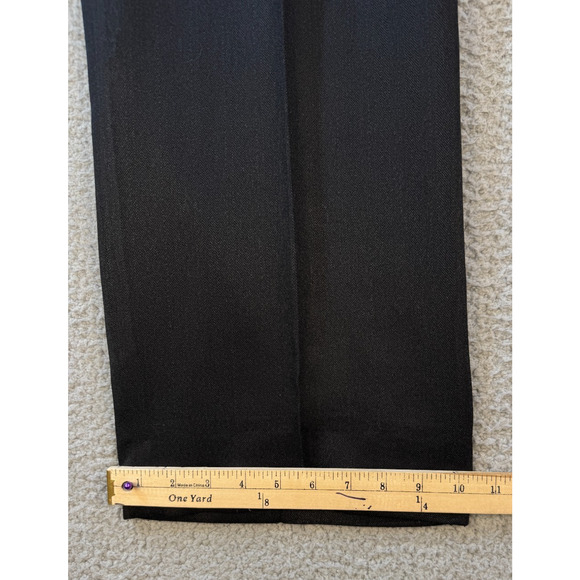 Haggar Cool Right Performance Flex Mens Black Pants 38x29 Classic Fit - Picture 16 of 16